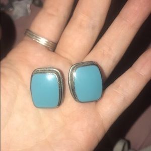 Vintage Blue clip ons.